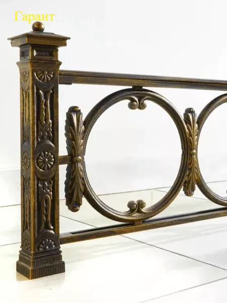 Ограда чугунная №5 "Круг"